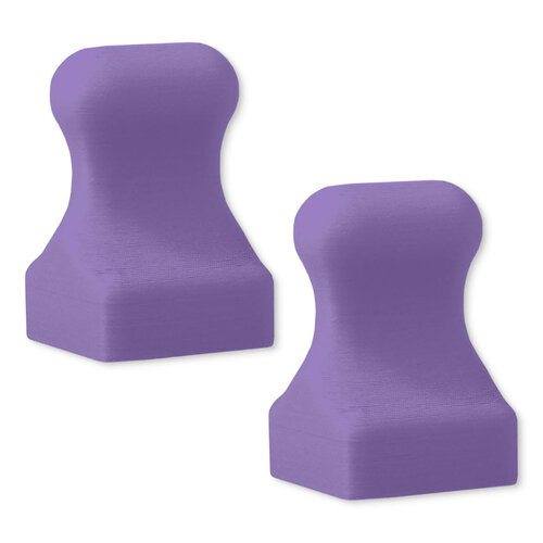 Glassboard Studio - MiniPawn Neodymium Magnet - Periwinkle Purple - 2 Pack
