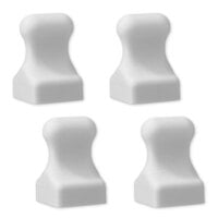 Glassboard Studio - MiniPawn Neodymium Magnets - Snow White - 4 Pack