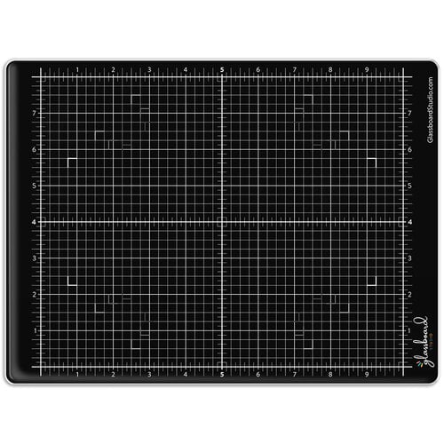Glassboard Studio - 9 x 12 Magnetic Glass Craft Mat - Black