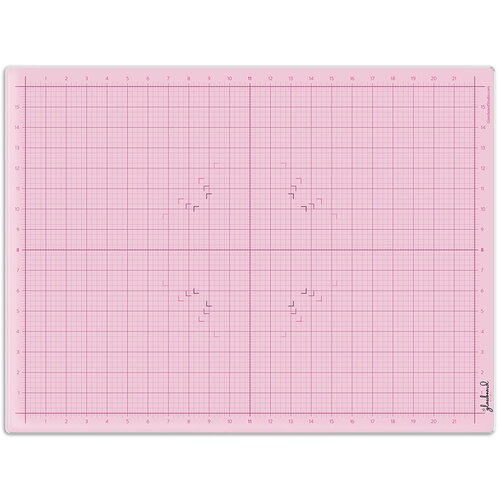 Glassboard Studio - 18 x 24 Magnetic Glass Craft Mat - Blush
