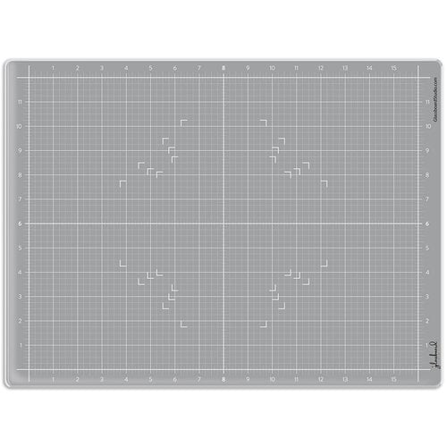 Glassboard Studio - 13.5 x 18 Magnetic Glass Craft Mat - Gray