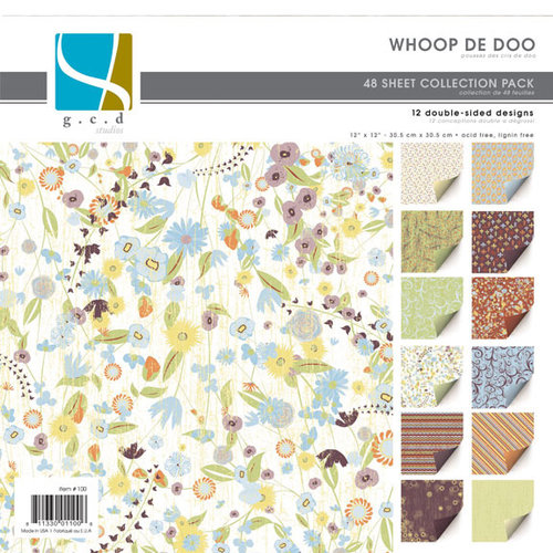 GCD Studios - Whoop De Doo Collection - 12x12 Double Sided Paper Collection Pack - Whoop De Doo - Family , CLEARANCE