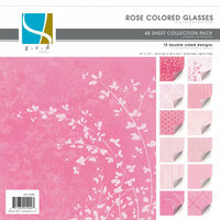 GCD Studios - Rose Colored Glasses Collection - 12x12 Double Sided Paper Collection Pack - Rose Colored Glasses - Baby - Girl