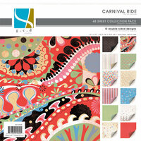 GCD Studios - Carnival Ride Collection - 12x12 Double Sided Paper Collection Pack - Carnival Ride - Teen - Family - Birthday , CLEARANCE