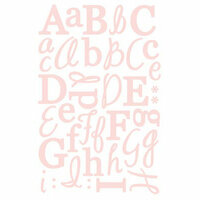 GCD Studios - Letter Stickers - Pink Glitter, CLEARANCE