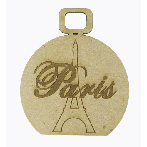 Grapevine Designs and Studio - Chipboard Shapes - Suitcase for Paris