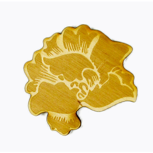 Grapevine Designs and Studio - Wood Shapes - Etched Lotus Flower