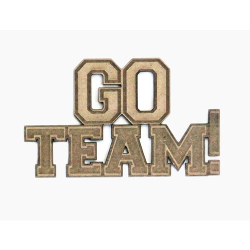 Grapevine Designs and Studio - Chipboard Shapes - Go Team