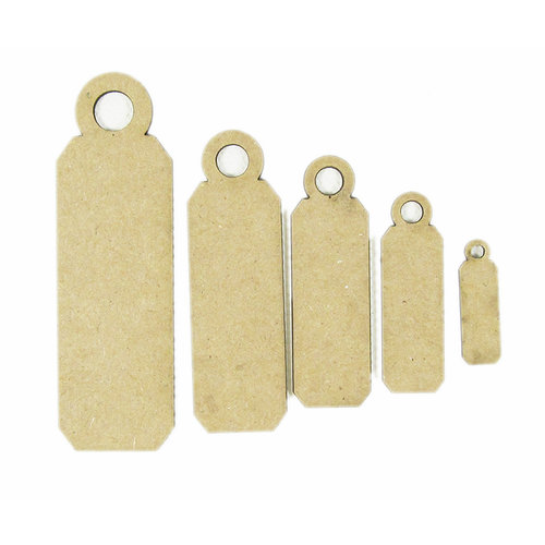 Grapevine Designs and Studio - Chipboard Shapes - Multi Size Jewelry Tags