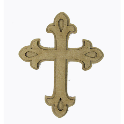 Grapevine Designs and Studio - Chipboard Shapes - Cross - Large