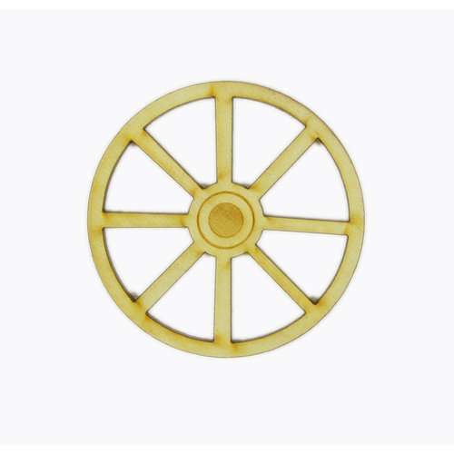 Grapevine Designs and Studio - Wood Shapes - Wagon Wheel