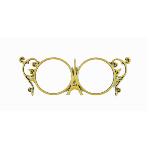 Grapevine Designs and Studio - Wood Shapes - Paris Glasses