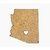 Grapevine Designs and Studio - Chipboard Shapes - Arizona with Heart