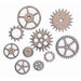 Grapevine Designs and Studio - Chipboard Shapes - Medium Gears - 10 Pack