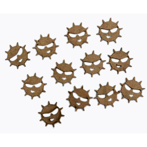 Grapevine Designs and Studio - Chipboard Shapes - Itty Bitty Pieces - Sun