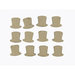Grapevine Designs and Studio - Chipboard Shapes - Itty Bitty Pieces - Top Hat