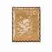 Grapevine Designs and Studio - Wood Shapes - Cupid Postage Stamp