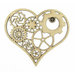 Grapevine Designs and Studio - Chipboard Shapes - Gear Heart