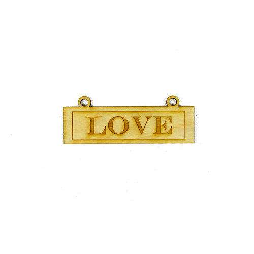 Grapevine Designs and Studio - Wood Shapes - Love Placard