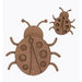 Grapevine Designs and Studio - Chipboard Shapes - Ladybug Set