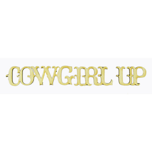 Grapevine Designs and Studio - Wood Shapes - Cowgirl Up