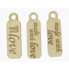 Grapevine Designs and Studio - Chipboard Shapes - Made With Love Tags