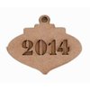 Grapevine Designs and Studio - Christmas - Chipboard Shapes - 2014 Ornament