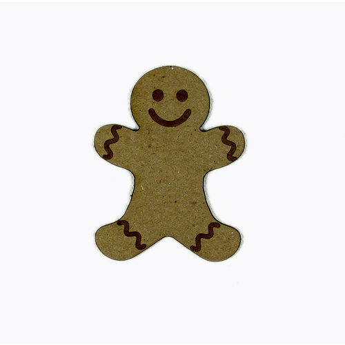 Grapevine Designs and Studio - Christmas - Chipboard Shapes - Gingerbread Man