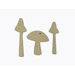 Grapevine Designs and Studio - Chipboard Shapes - Mushroom Set