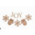 Grapevine Designs and Studio - Christmas - Chipboard Shapes - Joy Snowflake Banner