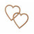 Grapevine Designs and Studio - Chipboard Shapes - Two Hearts