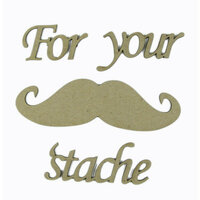 Grapevine Designs and Studio - Chipboard Shapes - For Your 'Stache