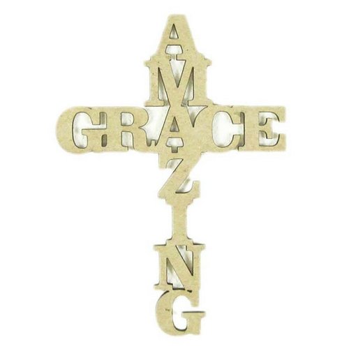 Grapevine Designs and Studio - Chipboard Shapes - Amazing Grace - Large