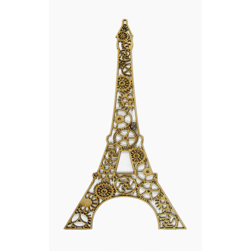 Grapevine Designs and Studio - Wood Shapes - Eiffel Tower - Steampunk