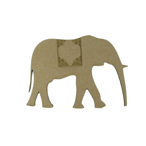 Grapevine Designs and Studio - Chipboard Shapes - Mom Elephant