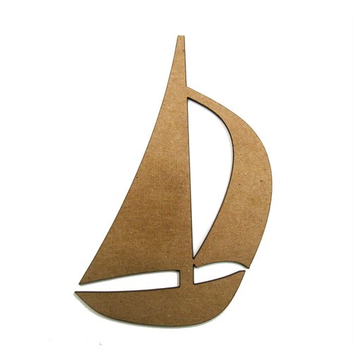 Grapevine Designs and Studio - Chipboard Shapes - Sailboat