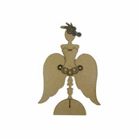 Grapevine Designs and Studio - Chipboard Shapes - Standing Gear Girl