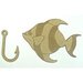 Grapevine Designs and Studio - Chipboard Shapes - Fish and Hook