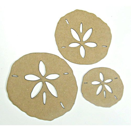 Grapevine Designs and Studio - Chipboard Shapes - Sand Dollar Sea Shells