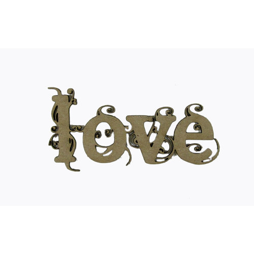 Grapevine Designs and Studio - Chipboard Shapes - Flourish Love