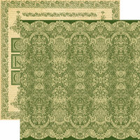 Graphic 45 - Renaissance Faire Collecion - 12 x 12 Double Sided Paper - Venetian Lace