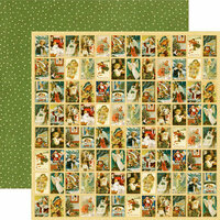 Graphic 45 - Christmas Past Collection - 12 x 12 Double Sided Paper - Letters to Santa