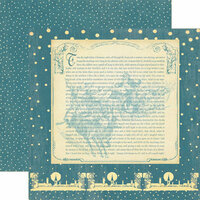 Graphic 45 - Christmas Past Collection - 12 x 12 Double Sided Paper - The Night Before Christmas