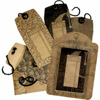 Graphic 45 - Staples Collection - Envelope Tags