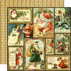 Graphic 45 - Christmas Past Collection - Deluxe Edition - 12 x 12 Double Sided Paper - Victorian Greetings