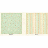 Graphic 45 - Baby 2 Bride Collection - 12x12 Double Sided Paper - Birdy Baby Blues