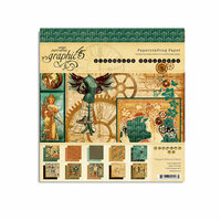 Graphic 45 - Steampunk Debutante Collection - 8 x 8 Paper Pad