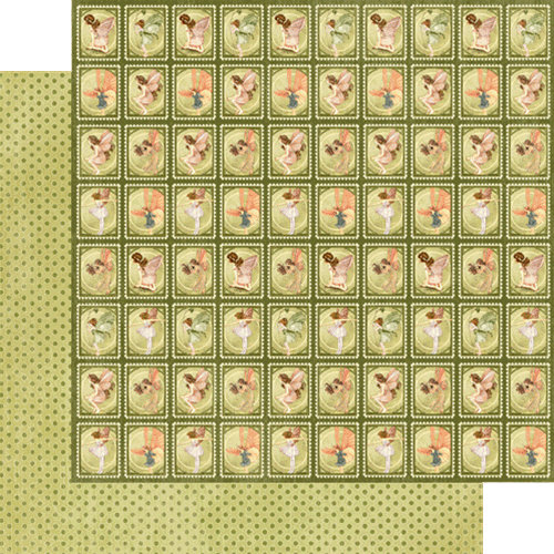 Graphic 45 - Once Upon a Springtime Collection - 12 x 12 Double Sided Paper - Tiny Treasures