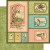 Graphic 45 - Once Upon a Springtime Collection - 12 x 12 Die Cuts - Frames