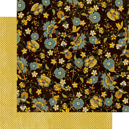 Graphic 45 - Le Cirque Collection - 12 x 12 Double Sided Paper - Bohemian Floral